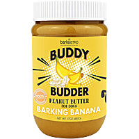 Buddy Budder Peanut Butter - Barking Banana, 17 oz. Jar